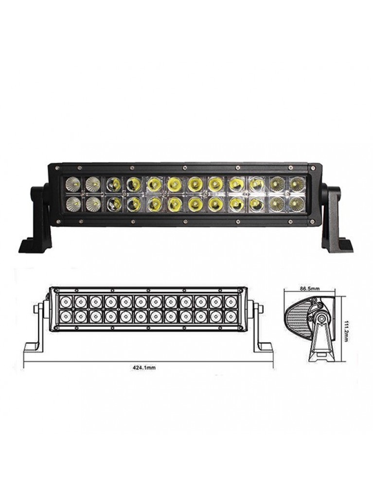 ΠΡΟΒΟΛΕΑΣ ΜΠΑΡΑ LED ΕΡΓΑΣΙΑΣ 72W 24 LED AgroEquip