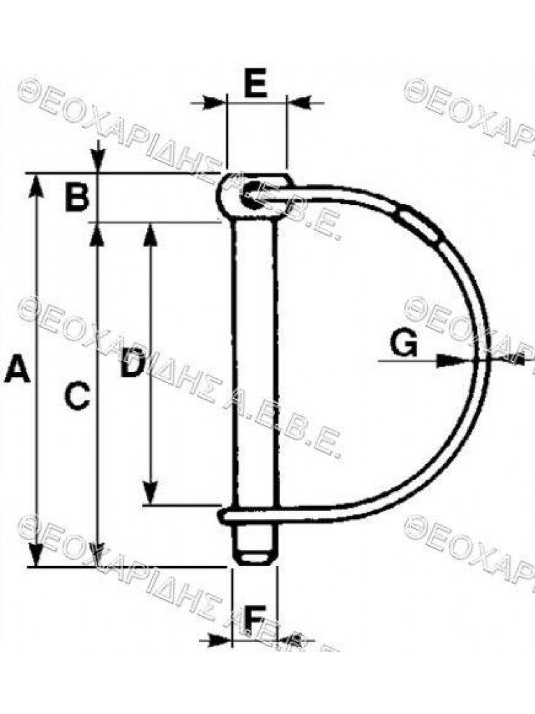 ΑΣΦΑΛΕΙΑ ΤΥΠΟΥ FIAT, ΜΟΤΟΣΚΑΠΤΙΚΩΝ 12x85mm