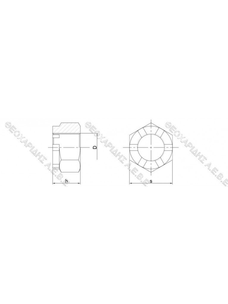 ΠΑΞΙΜΑΔΙ ΣΧΙΣΤΟ 18x1,5mm UNI 5594 ΚΟΝΤΟ