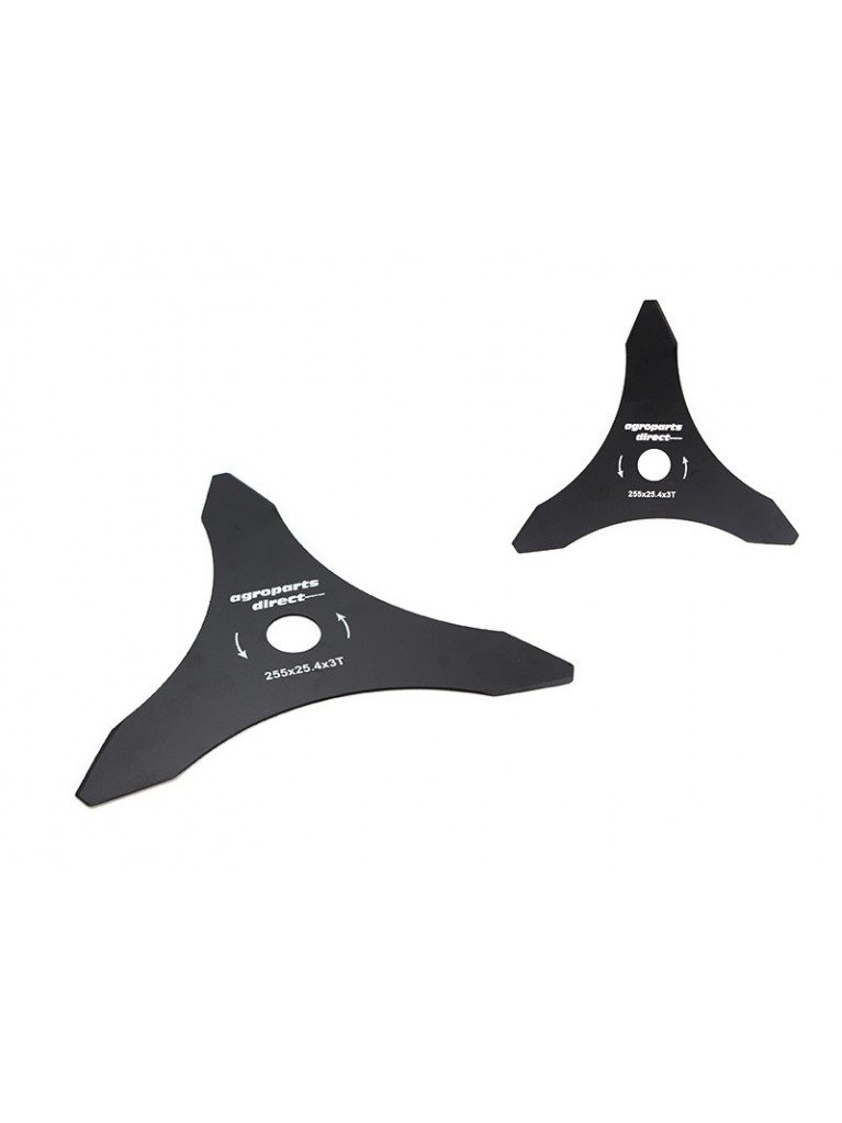 ΛΕΠΙΔΑ ΜΕΤΑΛΛΙΚΗ ΜΑΥΡΗ ΑΣΤΕΡΙ ΤΡΙΦΤΕΡΗ D=255mm UNIVERSAL ΘΑΜΝΟΚΟΠΤΙΚΟΥ AgroPartsDirect