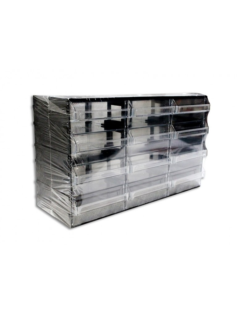 ΣΥΡΤΑΡΙΕΡΑ 12 ΘΕΣΕΩΝ ΜΑΥΡΗ 382x148x230mm