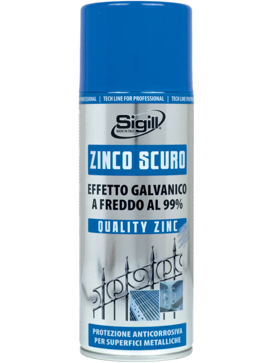 ΣΠΡΈΙ ΨΥΧΡΟ ΓΑΛΒΑΝΙΣΜΑ ΣΚΟΥΡΟ 99% ZINC 400ml
