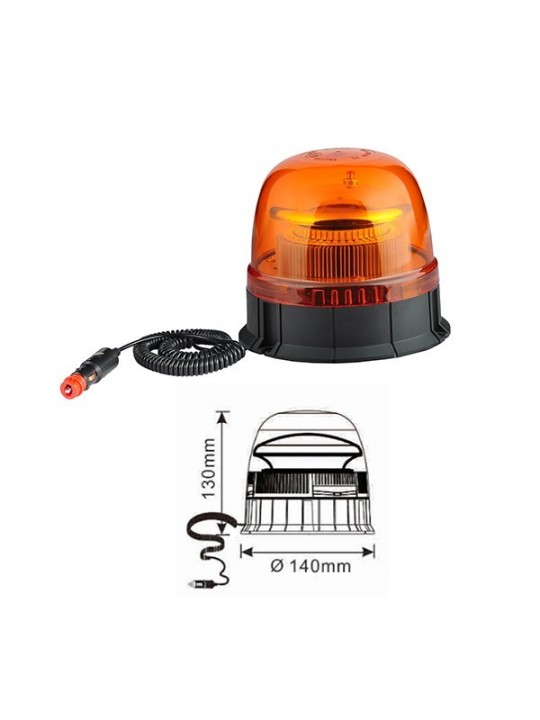 ΦΑΡΟΣ 45 LED ΜΕ ΜΑΓΝΗΤΙΚΗ ΒΑΣΗ 12-24V AgroEquip