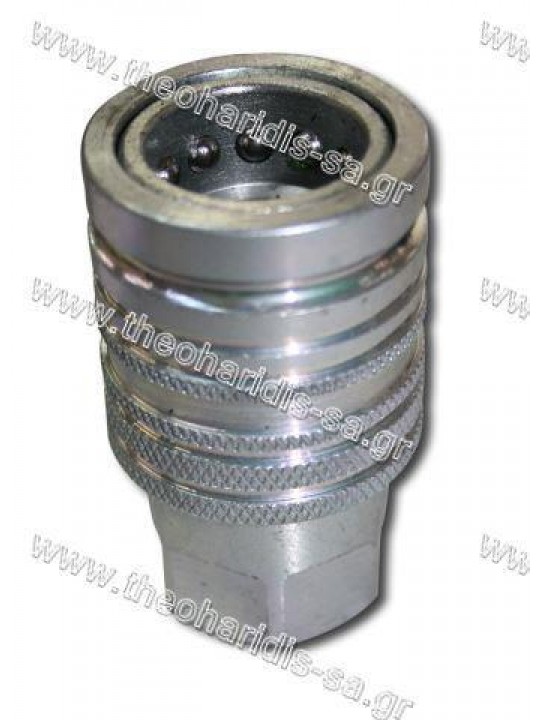 ΒΑΛΒΙΔΑ ΥΔΡΑΥΛΙΚΟΥ ΘΗΛΥΚΗ PUSH-PULL 1/2' BSP ΧΩΡΙΣ ΝΙΠΕΛ ΙΤΑΛΙΑΣ