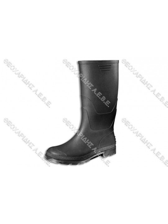 ΓΑΛΟΤΣΑ PVC+Nitrile ΜΑΥΡΗ L380mm No40 ΙΤΑΛΙΑΣ