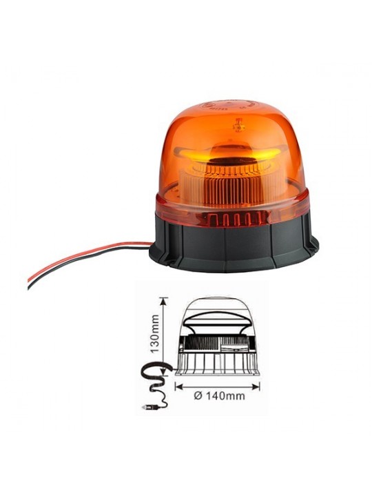 ΦΑΡΟΣ 45 LED ΜΕ ΒΙΔΕΣ 12-24V AgroEquip
