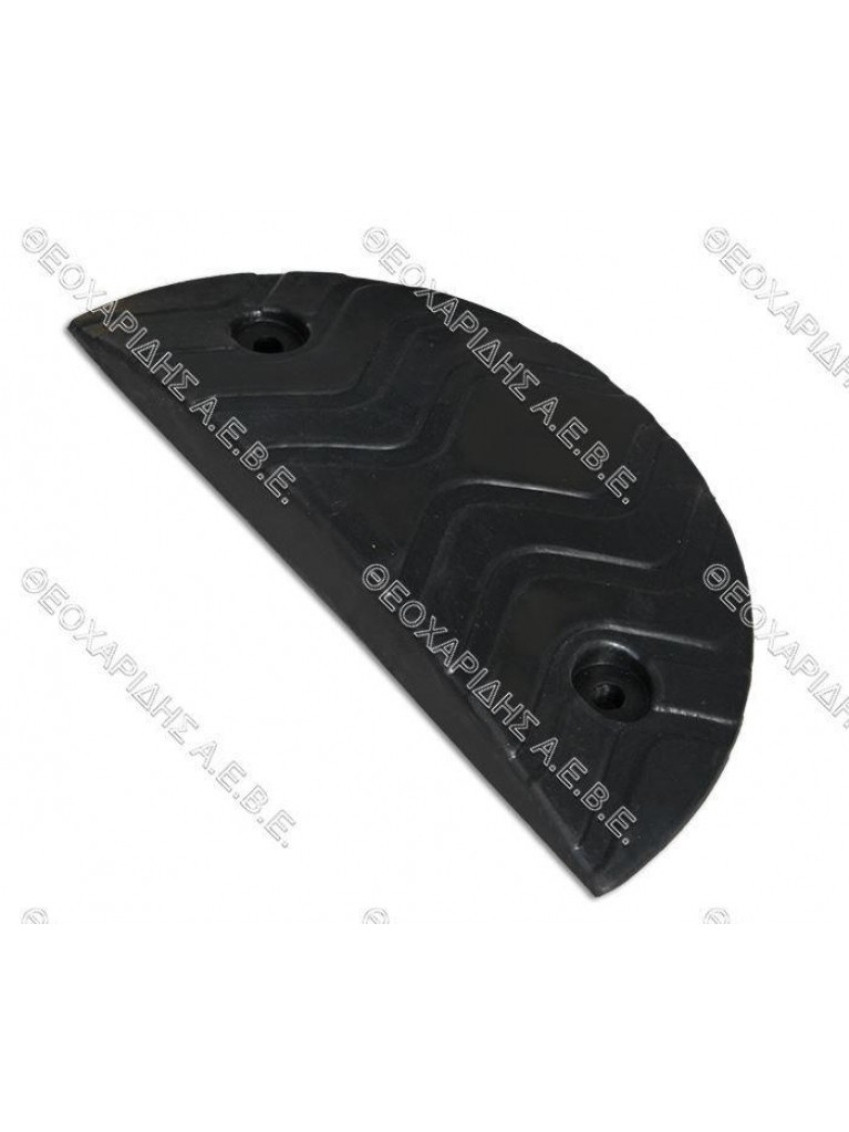 Speed rubber bump outer part black L=175mm W=350mm H=50mm