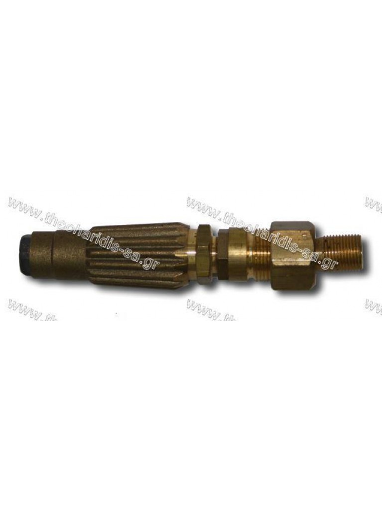 Straight nebulier sprayer  brass nozzle 3/8' Italy