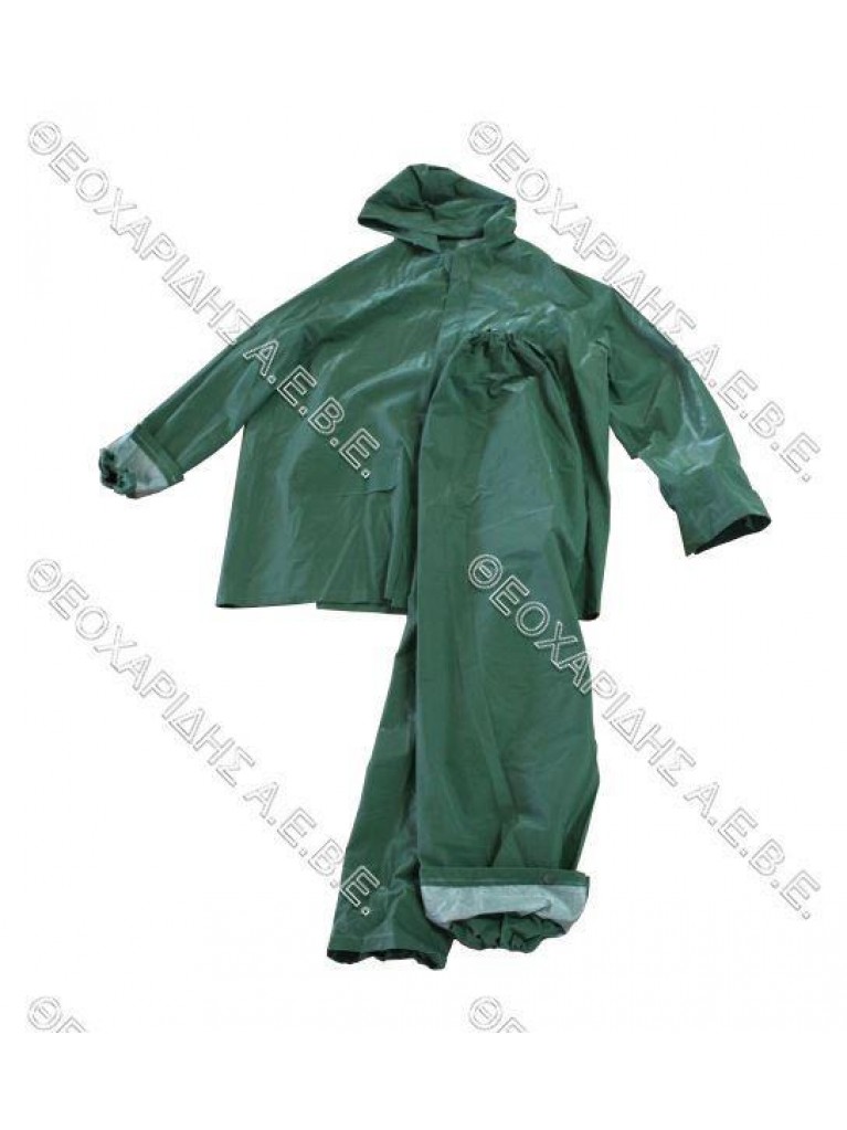 Rain costume with aquastop green