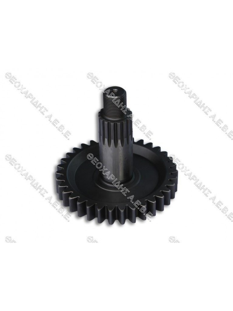 Gear with shaft Z34 16 splines for rotary mower ACMA, SAMA, ABA Group, Giaccaglia, Comer type not genuine