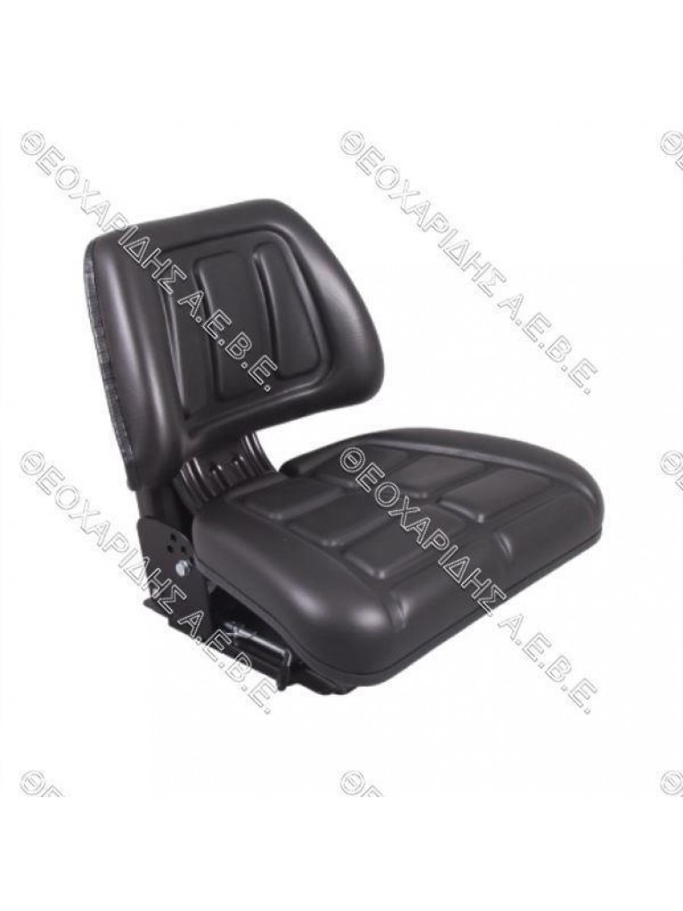Tractor seat without armrest with slider and 5 adjustable angle points ES1003BL